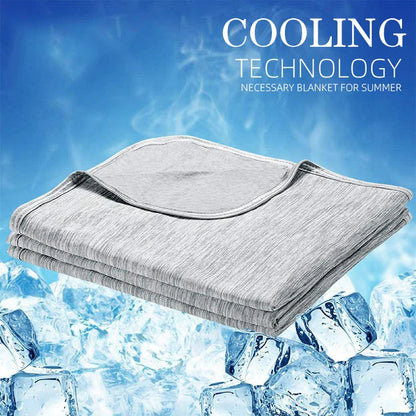 DecorBites™ Super Soft Cooling Blanket King Size Skin-Friendly Quilted Bedspread