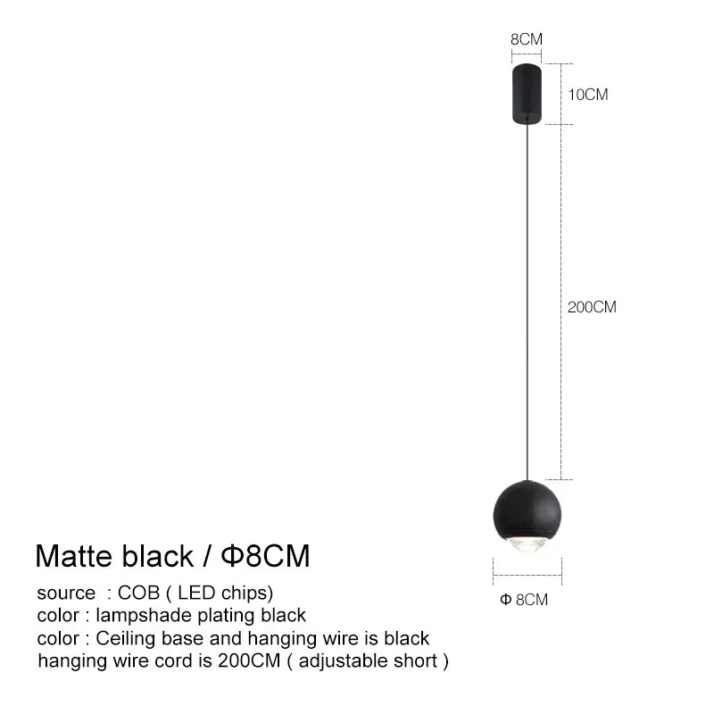 DecorBites™ LED Chandelier for Bedroom Kitchen Study Chrome Gold Modern Pendant Light