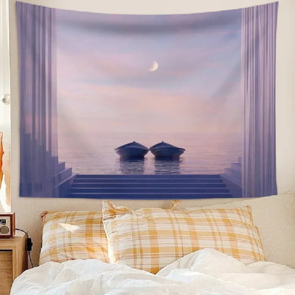 Decobites Modern Bedroom Decor Wall Tapestries Fabric Poster Cloth Customization