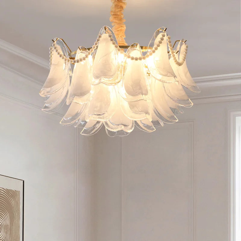 DecorBites™ Crystal Chandelier: Modern Light Luxury for Living Room, Bedroom, Dining.