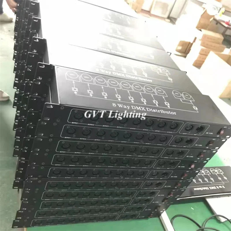 Decorbites™ DMX512-Splitter: 8-Kanal-Signalverstärker für Bühnenbeleuchtung, Beste Qualität