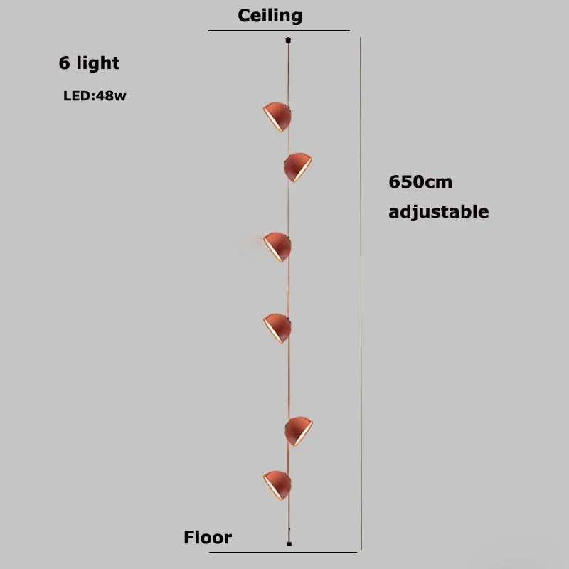 Lámpara colgante tipo candelabro LED DecorBites™ para iluminación interior regulable en la sala de estar