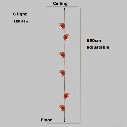 Lámpara colgante tipo candelabro LED DecorBites™ para iluminación interior regulable en la sala de estar