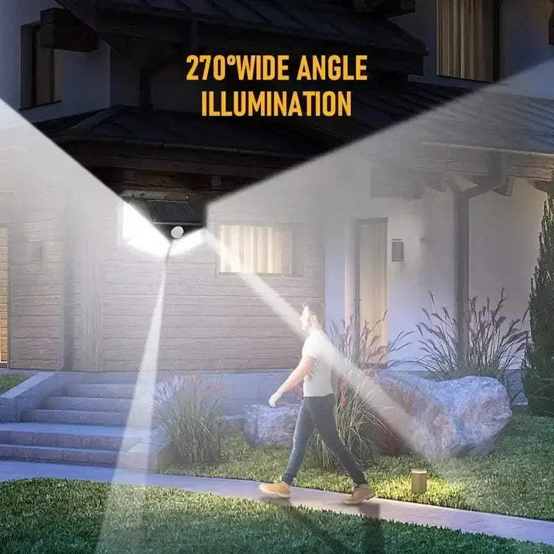 Conjunto de Luces LED Solares Exteriores Decorbites™ para Jardín con Sensor de Movimiento