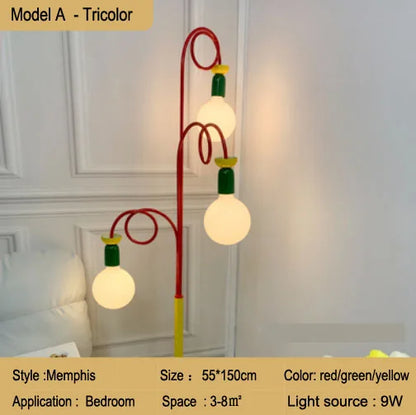 DecorBites™ Art LED Floor Lamp - Creative Lighting for Living Room, Bedroom & Kid's Room