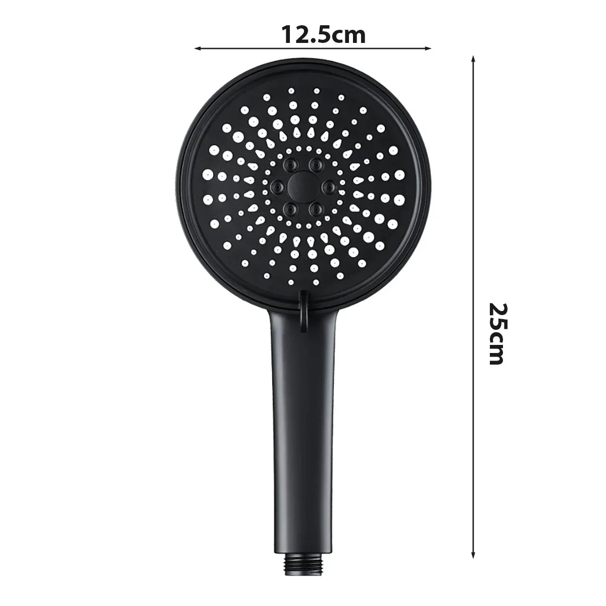 DecorBites™ 5-Mode High Pressure Shower Head with Big Panel - Water Saving Rainfall Shower