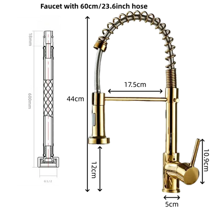 DecorBites™ Gourmet Faucets Mixer Tapware for Kitchen Bathroom Sink Washbasin