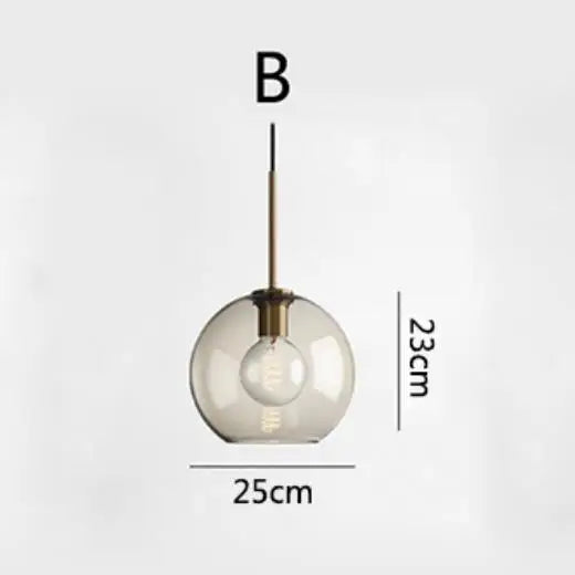 DecorBites™ Glass Chandelier: Nordic Minimalist, Net Red Design for Restaurant, Bar, Cafe, Clothing Store.