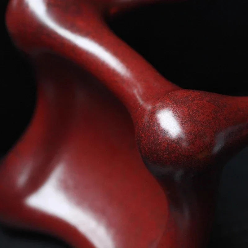 DecorBites™ High-legged Geometric Storage Tray for Home Decor & Organization