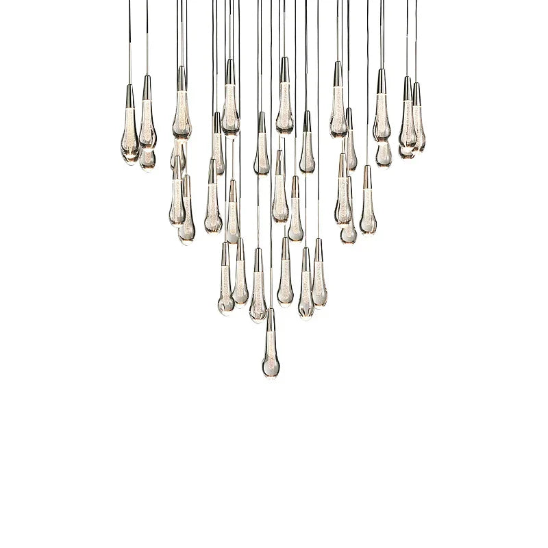 Lámparas colgantes de techo de cristal DecorBites™ para comedor, iluminación decorativa de lujo para vestíbulo