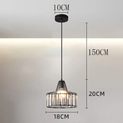 Lámpara colgante LED DecorBites™ para una decoración elegante de interiores en el dormitorio.