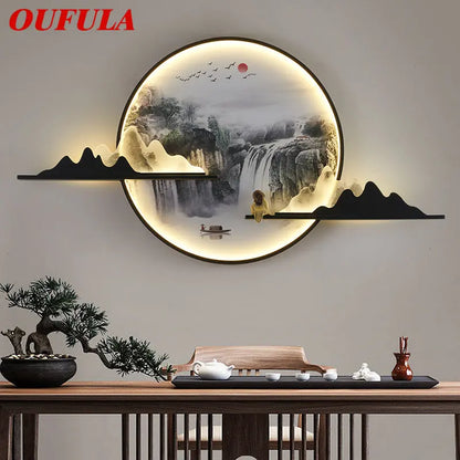 DecorBites™ Landscape LED Wall Picture Light for Home Living Bedroom Study