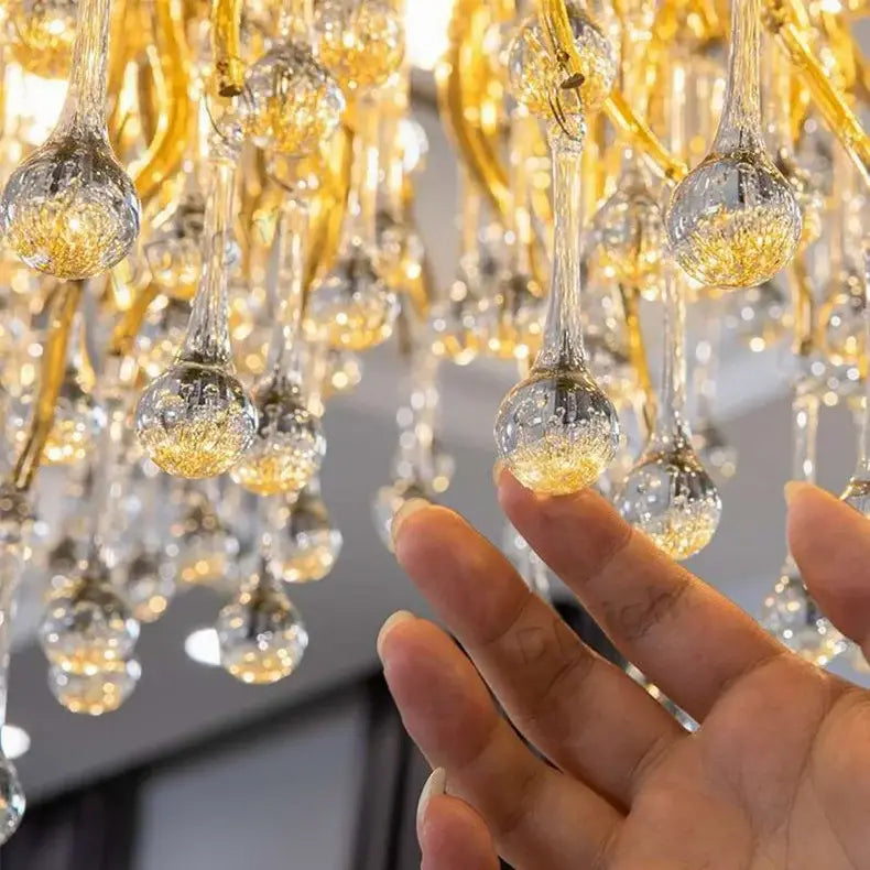 DecorBites™ Luxury Crystal Chandelier for Home Decor
