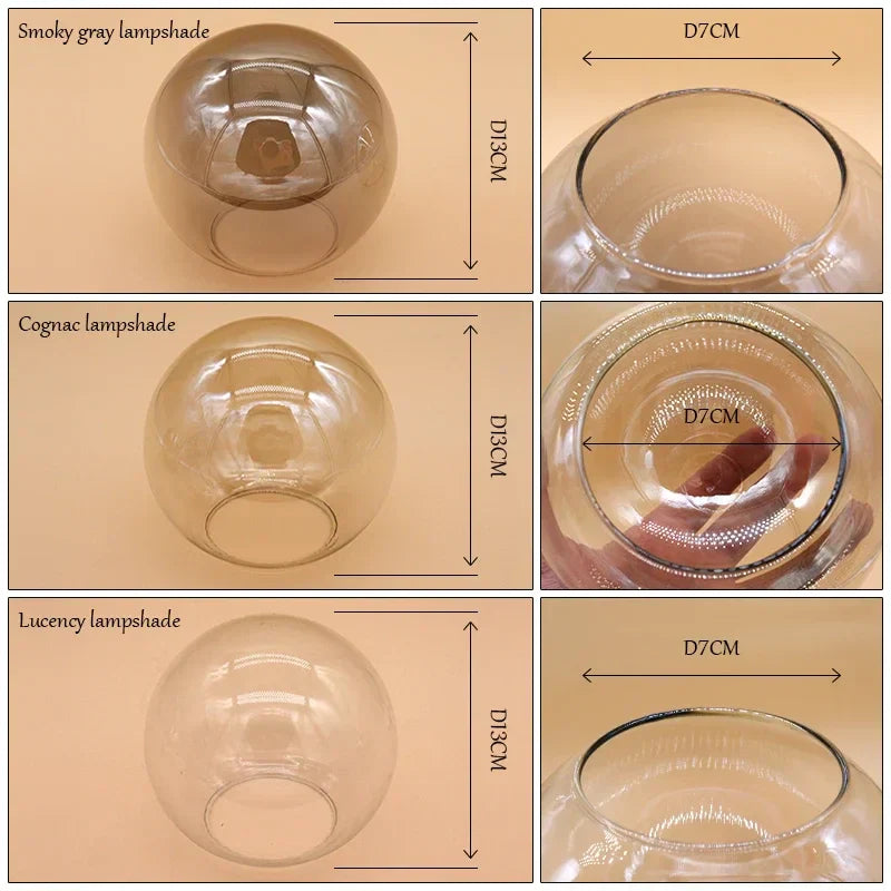 DecorBites™ Glass Ball Pendant Light Replacement for Chandeliers - Lighting Accessories