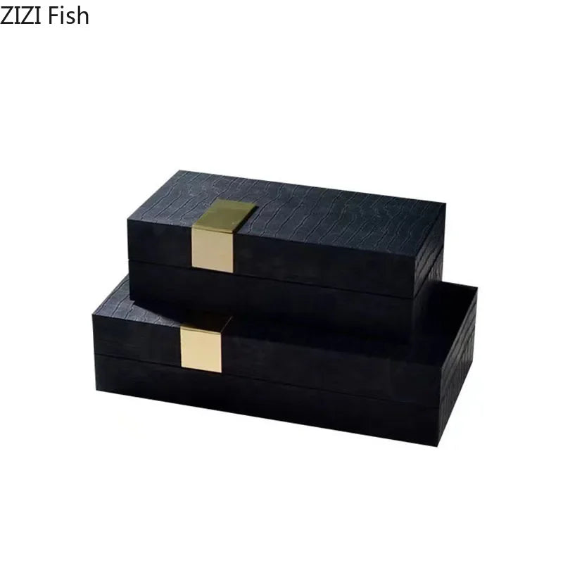 Caja de Joyería de Cuero Decorbites™: Solución de Almacenamiento Chic para Cómoda o Escritorio