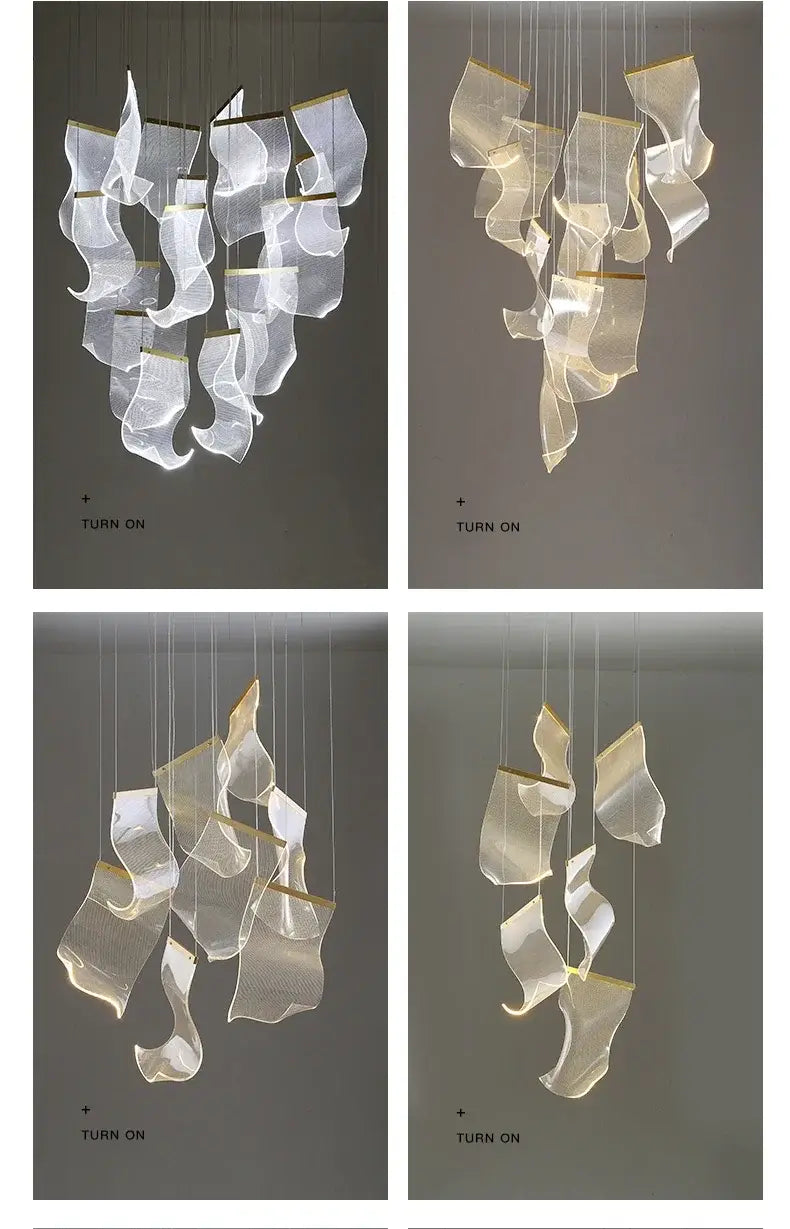 DecorBites™ LED Ceiling Chandelier for Modern Home