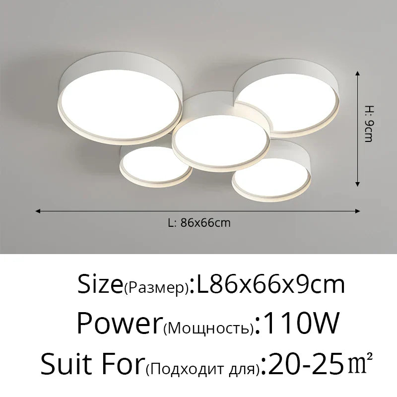 DecorBites™ Cylinder LED Chandelier Light for Home Decor & Indoor Lighting