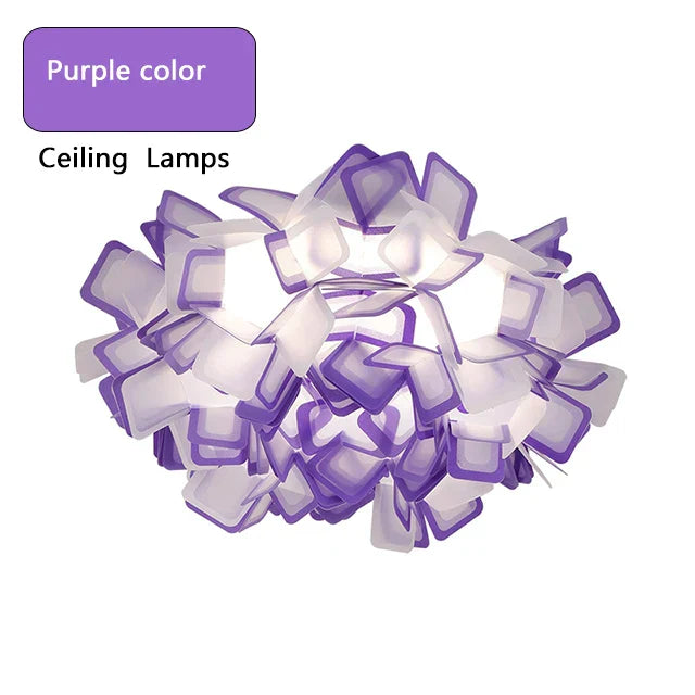 Lámpara colgante de techo con forma de flor LED DecorBites™ para sala de estar y dormitorio