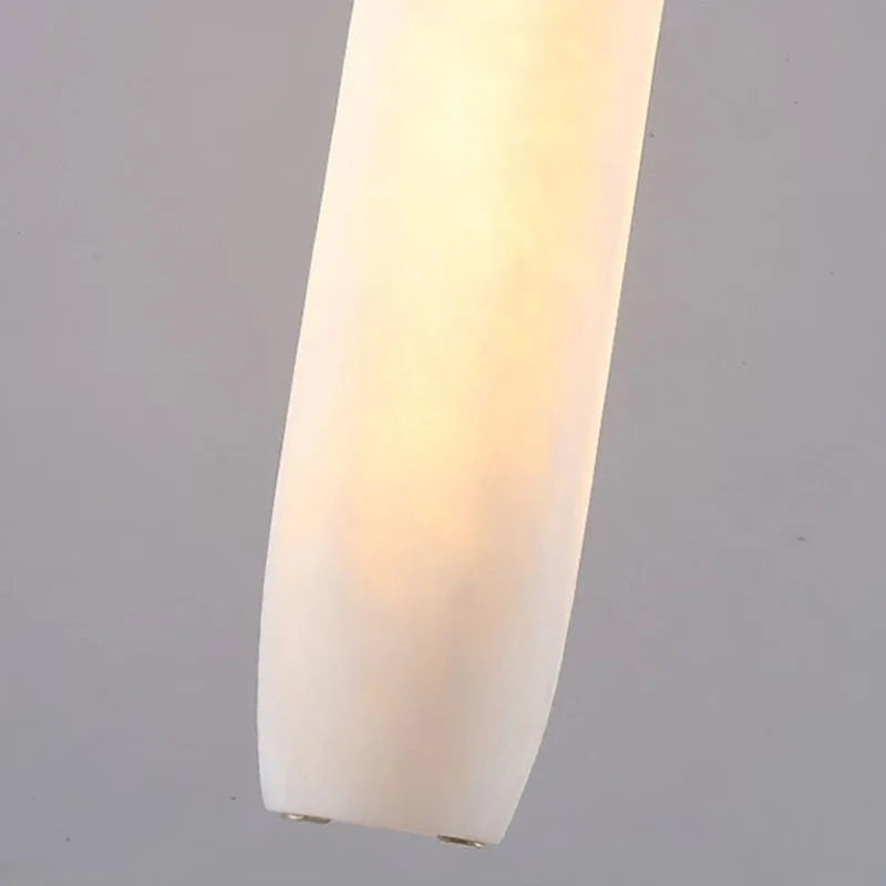 DecorBites™ Cylindrical Marble Wall Lights Sconce Lamp with Adjustable Copper Wire & E14 Bulb