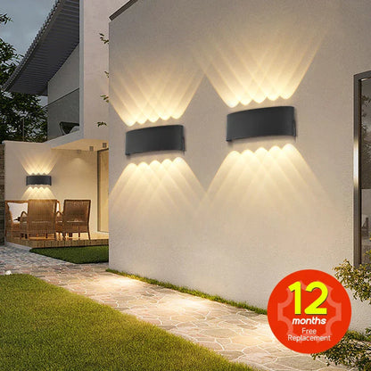 DecorBites™ LED Wall Light Indoor Outdoor Waterproof Fixture Garden Decor Home Lighting