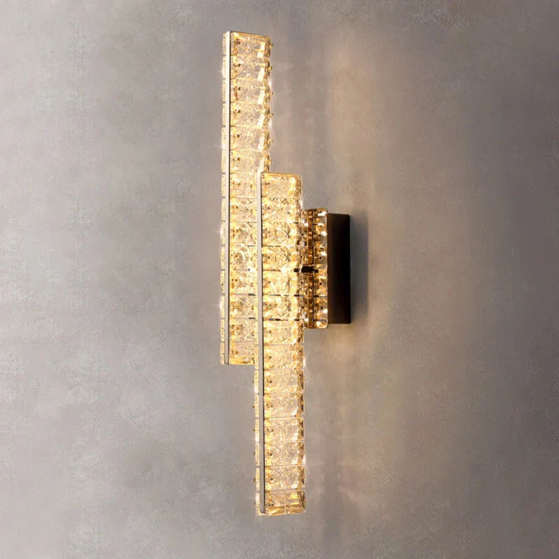 DecorBites™ Crystal Wall Lamp: Elegant Lighting for Home, Hotel, or Office Decor