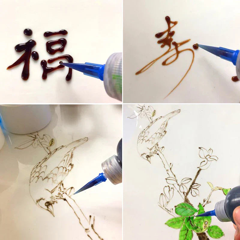 DecorBites™ Cake Decor Squeeze Bottles Set with Nozzles - 50ML