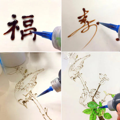 DecorBites™ Cake Decor Squeeze Bottles Set with Nozzles - 50ML