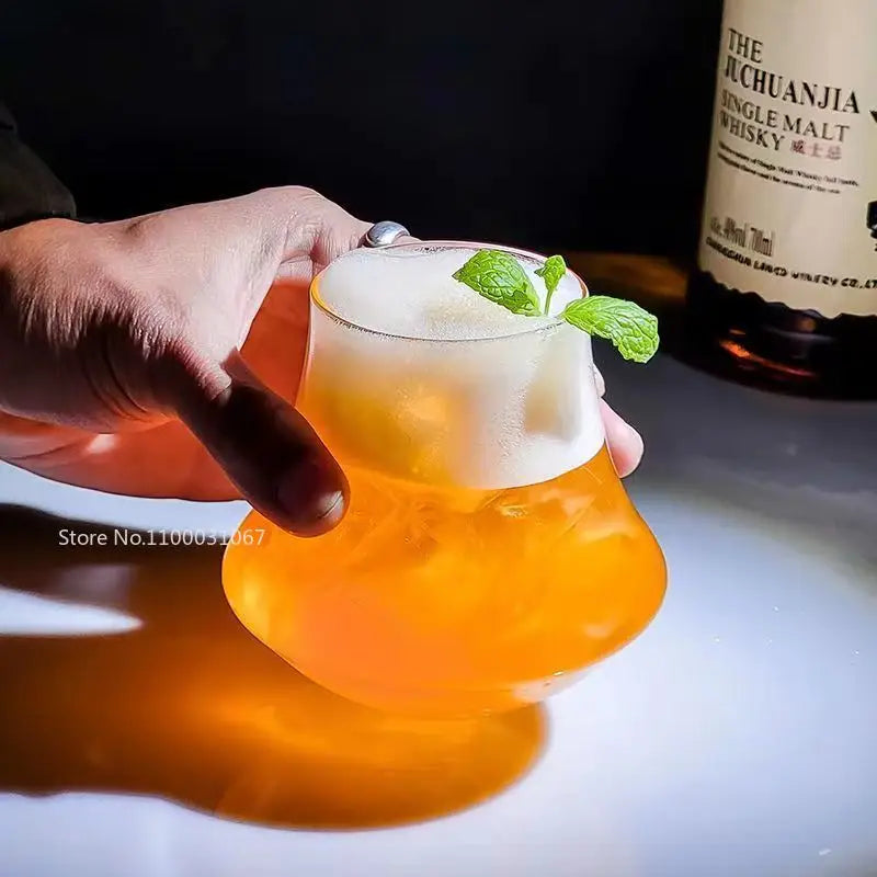 Decorbites™ Vaso de Vidrio para Leche de Gran Capacidad para Té, Café, Cócteles y Whiskey