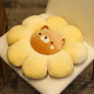 Decobites Sun Flower Plush Chair Cushion - Soft Cartoon Throw Pillow