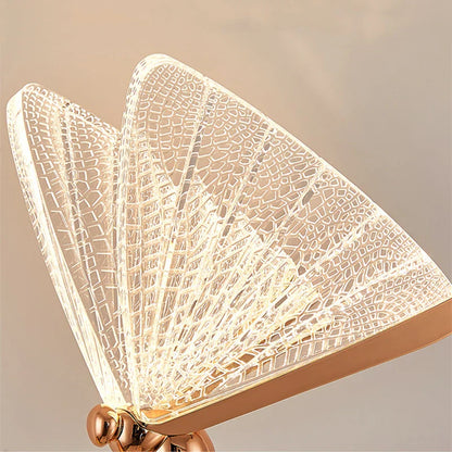 DecorBites™ Butterfly LED Floor Lamp Indoor Living Room Acrylic Standing Lighting Home Bedroom Art