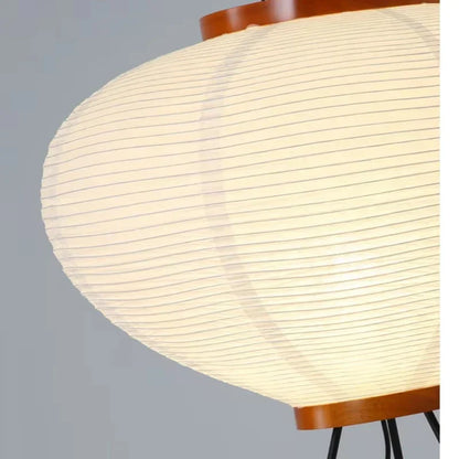 DecorBites™ Japanese Rice Paper LED Floor Lamp Retro Standing Light