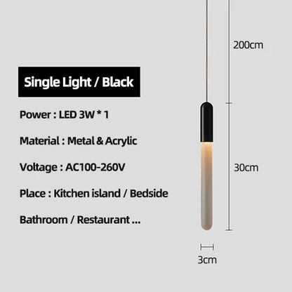 DecorBites™ Luxe Gold Tube Chandelier for Dining & Bedroom Lighting