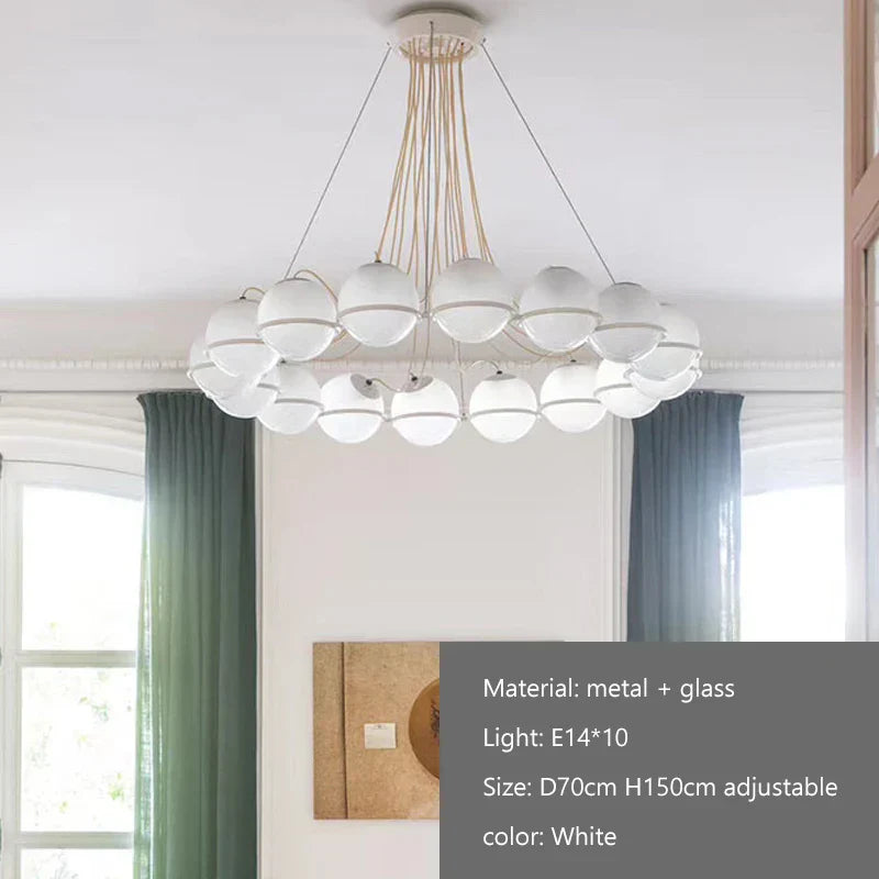 DecorBites™ Glass Shade LED Pendant Lights for Modern Nordic Minimalist Home Decor