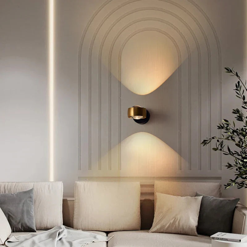 DecorBites™ LED Projection Wall Lamp for Bedside, Corridor, Living Room - Modern Nordic Design