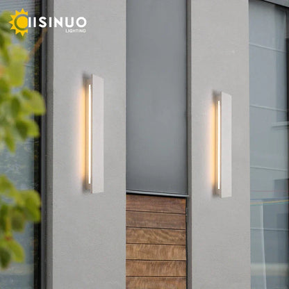 DecorBites™ LED Limestone Sconce Garden Porch Lamp for Country Villa Balcony Entrance