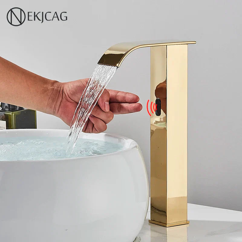 Decorbites™ High Style Smart Sensor Waschbeckenarmatur Kalt-Warm-Mischer Wasserfallhahn