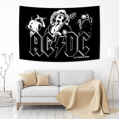 DecorBites™ AC/DC Band Tapestry Wall Hanging Room Decor for Aesthetic Home Decor