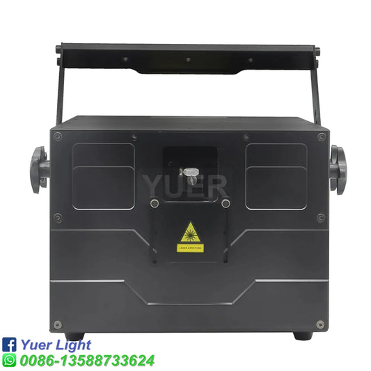 DecorBites™ Luz láser RGB a todo color de 20 W para DJ, discotecas, escenarios, fiestas y clubes nocturnos.