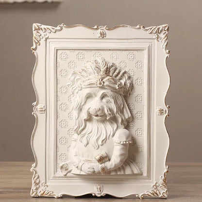 DecorBites™ Earl Cat Resin Pendant Wall Decoration Frame for a Whimsical Touch.