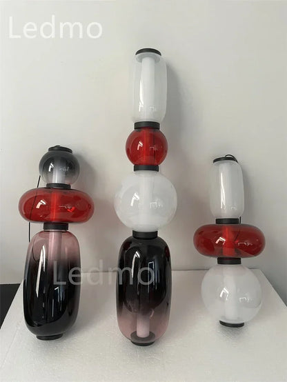 DecorBites™ Candy Glass Ceiling Hanging Chandelier for Loft Living Room