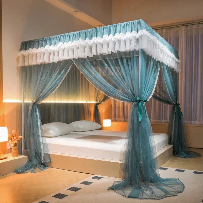 Color Block Canopy Bed