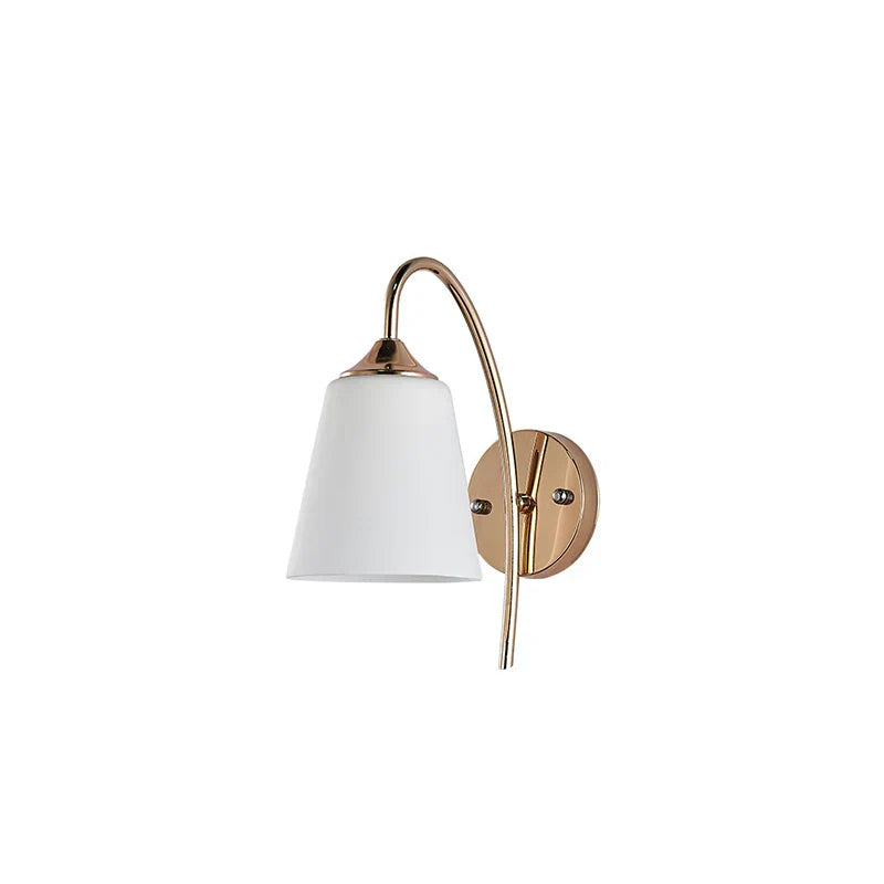 Lámpara de pared de vidrio dorado Decorbites™ para dormitorio, aplique de hotel, sala de estar, pasillo, escalera