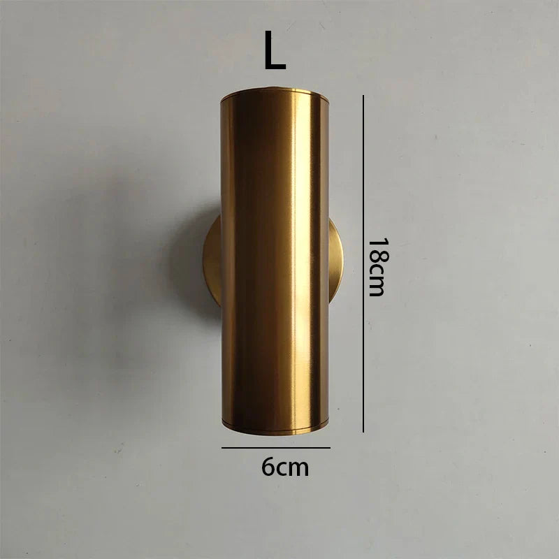 DecorBites™ Gold Iron Art LED Wall Lamp for Modern Living Room and Bedroom