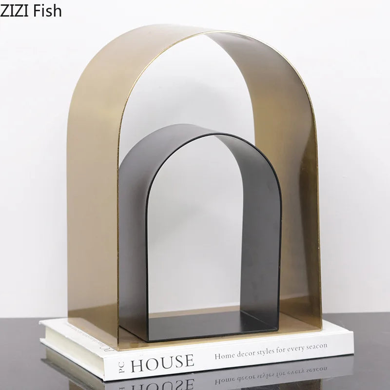 ديكور مكتب Arches Geometry من DecorBites™ - منحوتات عصرية لجماليات الغرفة