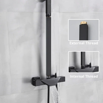 DecorBites™ 12-inch Shower Faucet Extension Tube in Chrome/Brushed Nickel/Gold/Antique Brass