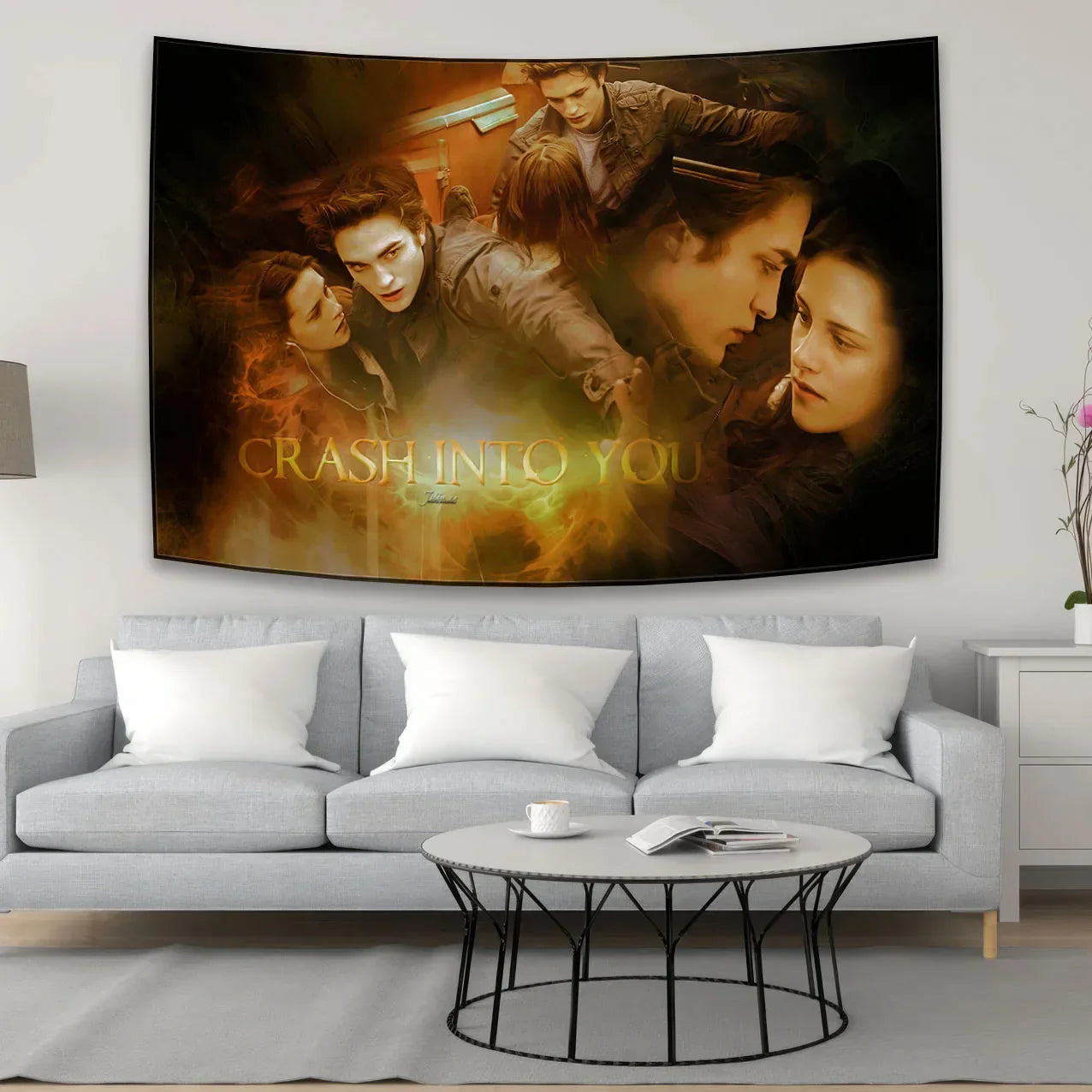 Twilight Tapestry Hippie Vampire Film Poster for Bedroom Living Room Decor - Decobites