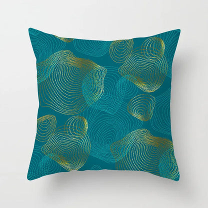 DecorBites™ Leaf Feather Cushion Covers Geometric Heart Print Pillowcase Home Decor