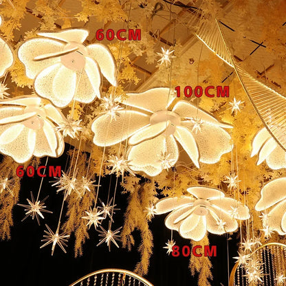 Lámparas de techo LED con forma de mariposa DecorBites™ para una decoración romántica de bodas