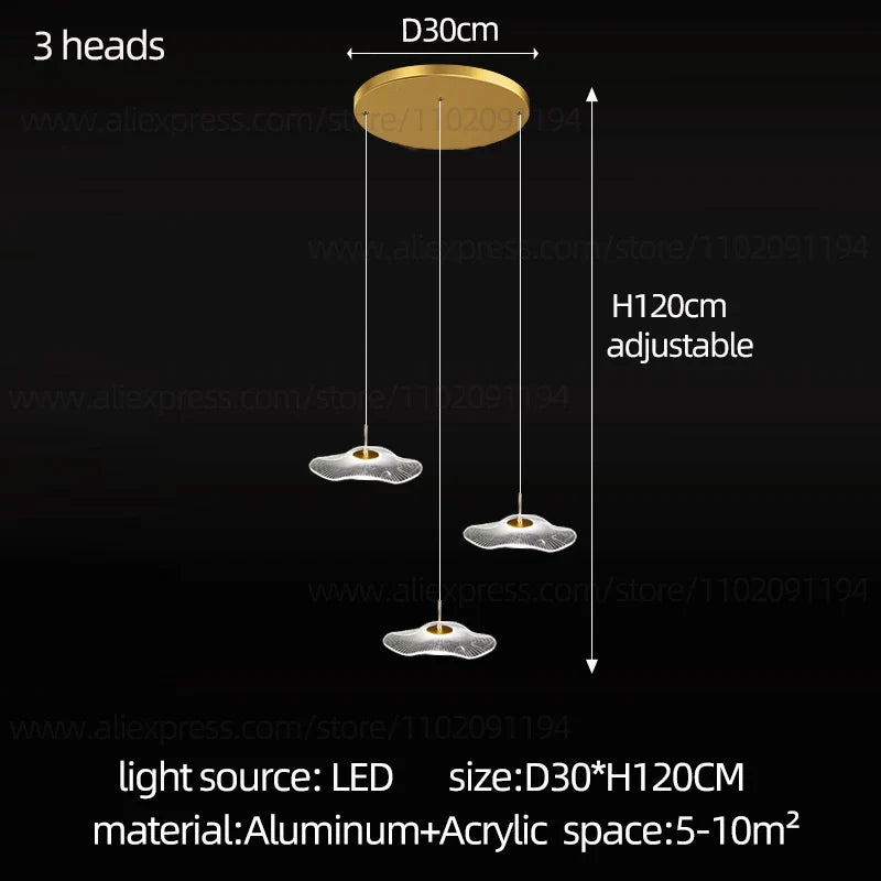DecorBites™ LED Lotus Staircase Chandelier: Modern Design for Hotel Lobby, Villa, Kitchen Lighting