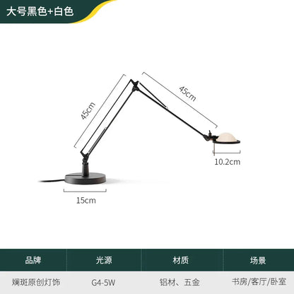 مصباح مكتب LED قابل للتعديل من DecorBites™ للمنزل، الاستوديو، الدراسة، غرفة النوم، المقهى